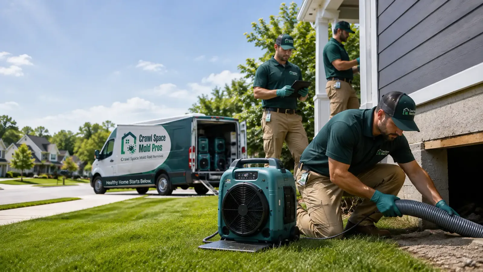 Crawl Space Mold Removal in Leonardville, KS